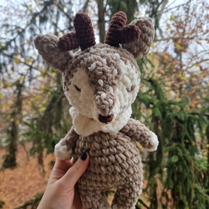 Zsenília szarvas - játék & sport - plüssállat & játékfigura - polip - Meska.hu