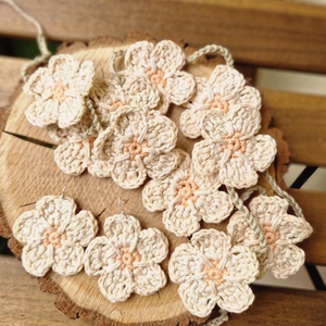 2 db virágos szett, fülbevalóval - ékszer - nyaklánc - hosszú nyaklánc - Meska.hu