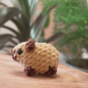 Horgolt Capybara - otthon & életmód - dekoráció - dísztárgy - Meska.hu