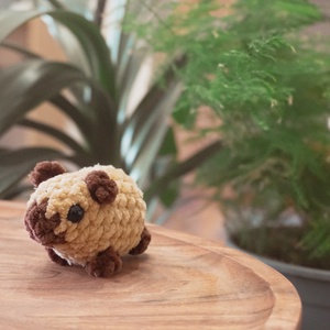 Horgolt Capybara - otthon & életmód - dekoráció - dísztárgy - Meska.hu
