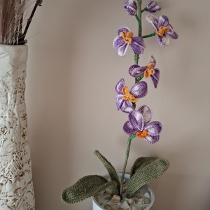 Horgolt orchidea  - Meska.hu