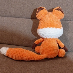 Plüss horgolt róka - játék & sport - plüssállat & játékfigura - róka - Meska.hu