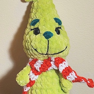 Horgolt Grincs - karácsony - karácsonyi lakásdekoráció - karácsonyi manók, figurák - Meska.hu