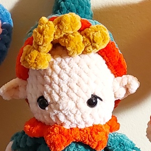 Horgolt manó - játék & sport - 3 éves kor alattiaknak - bevásárlókocsi huzat - Meska.hu