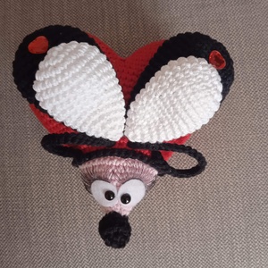 Szív alakú bogár - játék & sport - plüssállat & játékfigura - más figura - Meska.hu