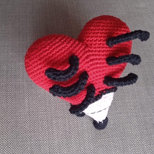 Szív alakú bogár - játék & sport - plüssállat & játékfigura - más figura - Meska.hu