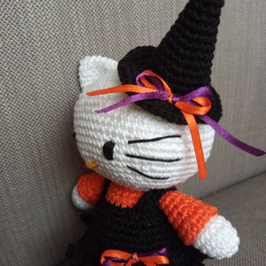 Helloween Kitty - otthon & életmód - dekoráció - halloween - halloweeni figurák - Meska.hu