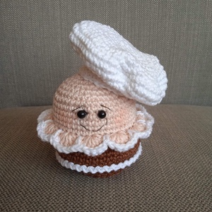 MÉZESKALÁCS MUFFIN (fiú vagy lány) - karácsony - karácsonyi lakásdekoráció - karácsonyi manók, figurák - Meska.hu
