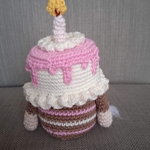 Szülinapi Torta Manó - játék & sport - plüssállat & játékfigura - manó - Meska.hu