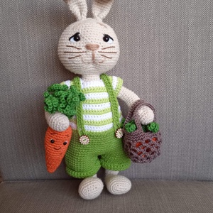 Pajkos nyuszi - játék & sport - plüssállat & játékfigura - nyuszi - Meska.hu