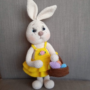 Nyuszilány - játék & sport - plüssállat & játékfigura - nyuszi - Meska.hu