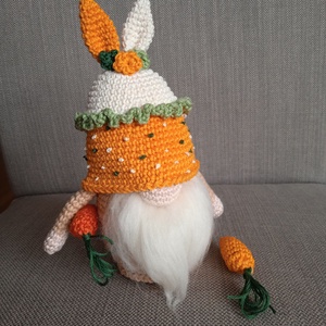 Répatorta nyuszi manó, Otthon & Életmód, Dekoráció, Asztal és polc dekoráció, Asztaldísz, Horgolás, MESKA