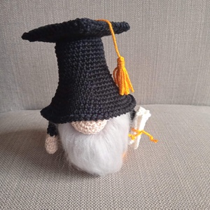 DIPLOMÁZÓ/ÉRETTSÉGIZŐ MANÓ/FIÚ, Játék & Sport, Plüssállat & Játékfigura, Manó, Horgolás, MESKA