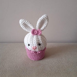 Húsvéti nyuszi muffin , Játék & Sport, Plüssállat & Játékfigura, Más figura, Horgolás, Hímzés, MESKA