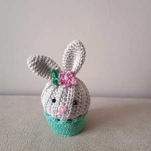 Húsvéti nyuszi muffin , Játék & Sport, Plüssállat & Játékfigura, Más figura, Horgolás, Hímzés, MESKA