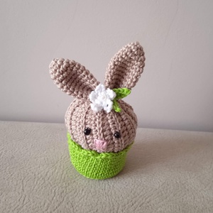 Húsvéti Nyuszi Muffin , Játék & Sport, Plüssállat & Játékfigura, Más figura, Horgolás, Hímzés, MESKA