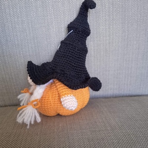 Halloween Tök Manó - játék & sport - plüssállat & játékfigura - manó - Meska.hu