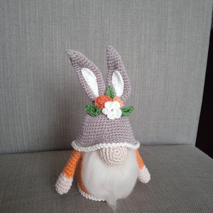 Nyuszi manó, Játék & Sport, Plüssállat & Játékfigura, Manó, Horgolás, MESKA