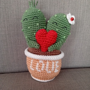 Szerelmes kaktuszok - Meska.hu