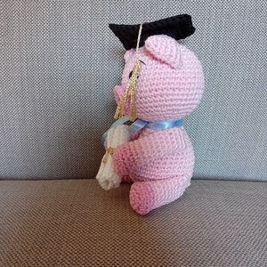 Diplomás malacka - játék & sport - plüssállat & játékfigura - malac - Meska.hu