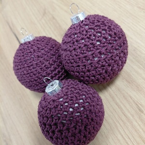 Horgolt karácsonyi gömb  - karácsony - karácsonyi lakásdekoráció - karácsonyfadíszek - Meska.hu Horgolt karácsonyi gömb  - karácsony - karácsonyi lakásdekoráció - karácsonyfadíszek - Meska.hu