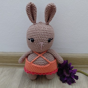 Horgolt nyuszi  - Meska.hu