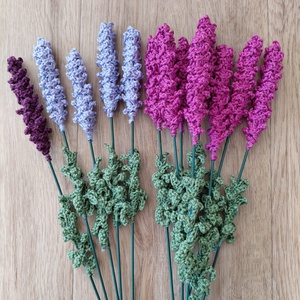 Horgolt levendula  - Meska.hu