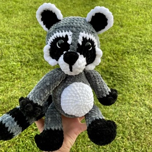 Horgolt mosómedve - játék & sport - plüssállat & játékfigura - maci - Meska.hu