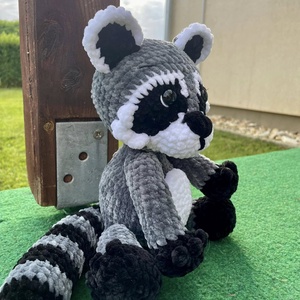 Horgolt mosómedve - játék & sport - plüssállat & játékfigura - maci - Meska.hu