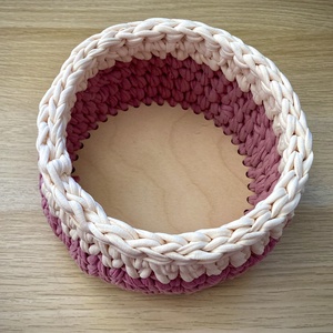 Horgolt tároló - otthon & életmód - tárolás & rendszerezés - tárolókosár - Meska.hu