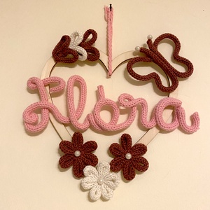 Falidísz egyedi válaszható felirattal - Meska.hu