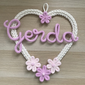 Falidísz egyedi válaszható felirattal - Meska.hu