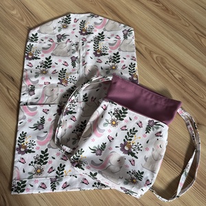 Nyuszi mintás ovis zsák és tornazsák szettben - játék & sport - ovis felszerelés - ovis szett - Meska.hu