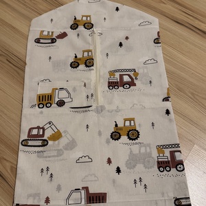 Munkagép mintás ovis zsák és tornazsák szettben - játék & sport - ovis felszerelés - ovis szett - Meska.hu