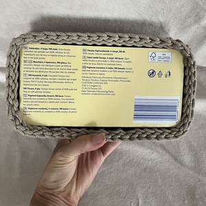 Horgolt zsepkendőtartó - otthon & életmód - tárolás & rendszerezés - tárolókosár - Meska.hu