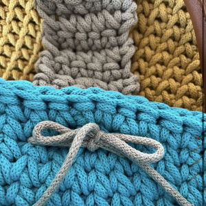 Türkiz kézitáska - táska & tok - kézitáska & válltáska - nagy pakolós táska - Meska.hu