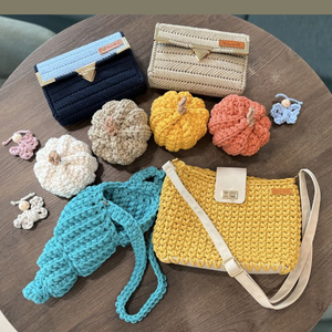 Okker válltáska - táska & tok - kézitáska & válltáska - nagy pakolós táska - Meska.hu