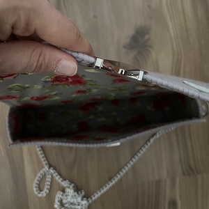 Elegáns nagy kanava táska - táska & tok - kézitáska & válltáska - alkalmi táska - Meska.hu