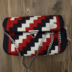 Elegáns nagy kanava táska - táska & tok - kézitáska & válltáska - alkalmi táska - Meska.hu