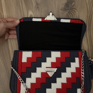 Elegáns nagy kanava táska - táska & tok - kézitáska & válltáska - alkalmi táska - Meska.hu