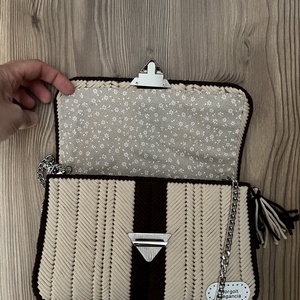 Közepes kanava táska - táska & tok - kézitáska & válltáska - alkalmi táska - Meska.hu