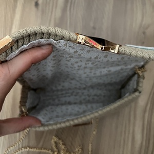 Zainórfonallal fűtött kanava táska - táska & tok - kézitáska & válltáska - alkalmi táska - Meska.hu