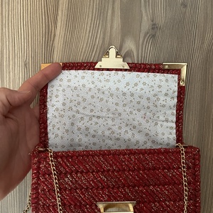 Zainórfonallal fűtött kanava táska - táska & tok - kézitáska & válltáska - alkalmi táska - Meska.hu