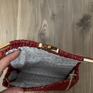 Zainórfonallal fűtött kanava táska - táska & tok - kézitáska & válltáska - alkalmi táska - Meska.hu