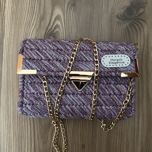 Zainórfonallal fűtött kanava táska, Táska & Tok, Kézitáska & válltáska, Alkalmi táska, Hímzés, MESKA