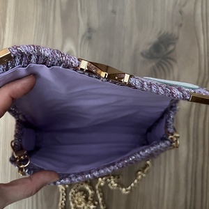 Zainórfonallal fűtött kanava táska - táska & tok - kézitáska & válltáska - alkalmi táska - Meska.hu