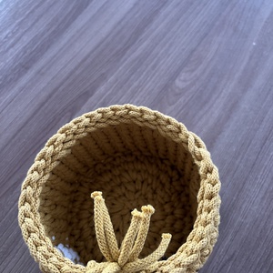 Horgolt pingvin kosár  - otthon & életmód - tárolás & rendszerezés - tárolókosár - Meska.hu