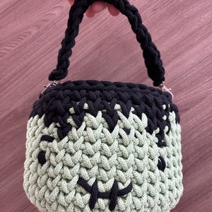 Horgolt zombi kosár , Otthon & Életmód, Tárolás & Rendszerezés, Tárolókosár, Horgolás, MESKA