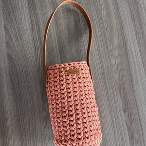 Horgolt bor - ital- kulacstartó - otthon & életmód - konyhafelszerelés, tálalás - italos kellékek - italtartó - Meska.hu