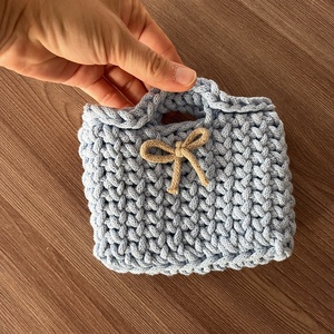 Mini kézitáska a legkisebbeknek, Táska & Tok, Kézitáska & válltáska, Nagy pakolós táska, Horgolás, MESKA